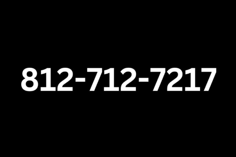 The Importance of the 812-712-7217 Phone Number: Understanding Its Potential Impact